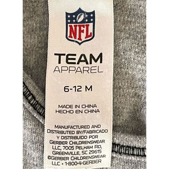 NFL Team Apparel Las Vegas Raiders Bodysuits   Sz 6-12 Months   EUC - Picture 6 of 7